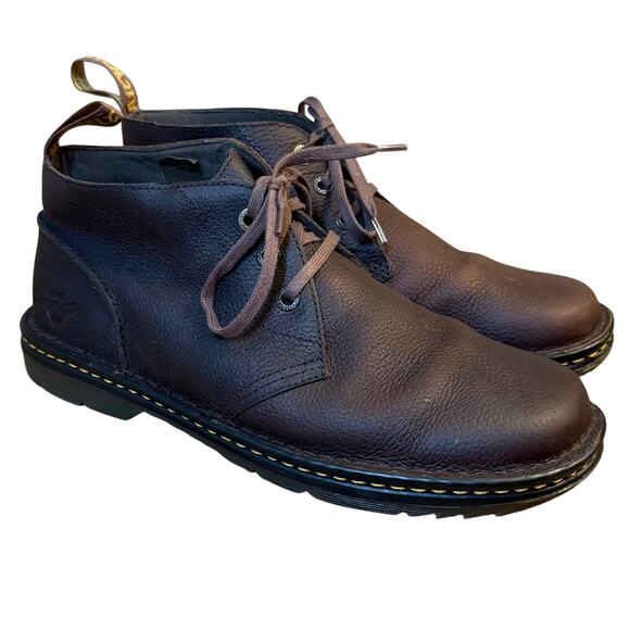 Doc Martens Men’s Sussex Chukka Ankle Boot Show Pebble Leather Brown US 12 EU 46 - Picture 2 of 10